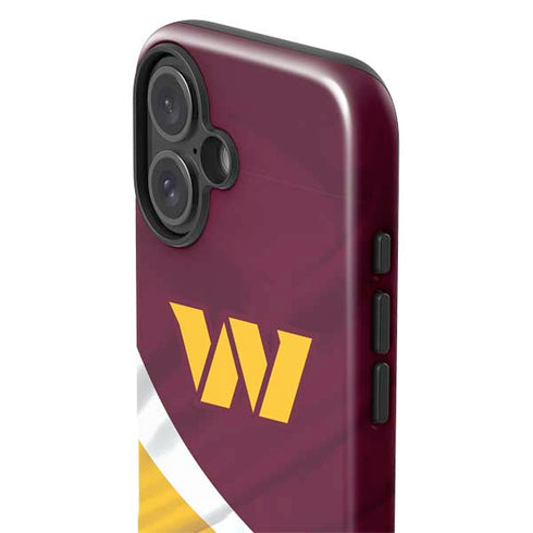 NFL Washington Commanders Flag iPhone 16 Plus Impact Case